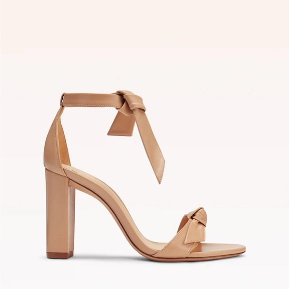 Alexandre Birman Clarita Block 90 - Beige Nappa Leather size 37.5 - Picture 1 of 6